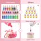 Food Coloring for Baking – 26 Vibrant Liquid Cake Colors, Food-Grade Dye Set for Icing, Fondant, Cookies, Easter Eggs, and DIY Dessert Decorating, 0.25 fl. oz (6 ml) per Bottle